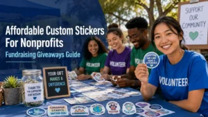 Read more about the article Where Can Nonprofits in the U.S. Get Affordable Custom Stickers for Fundraising Giveaways?